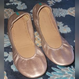 Tieks Rose gold metallic flats